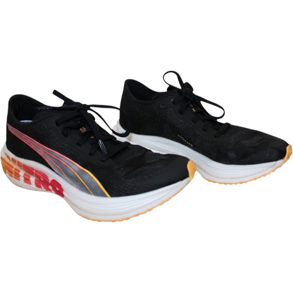 Puma Deviate Nitro Elite 2 Running Shoes Women‎ 5.5 Black Pink 309696-01